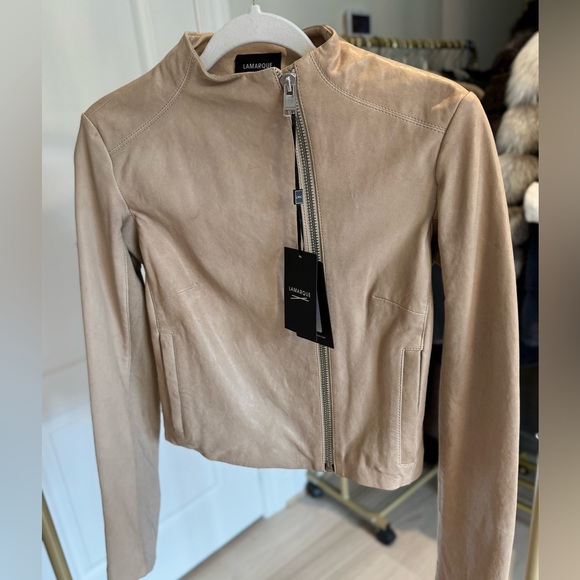 NWT fitted 100% leather jacket - Picture 3 of 13